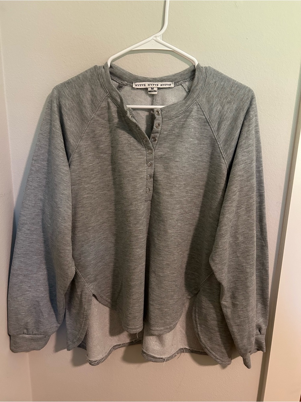 Nordstrom HYFVE Henley Snap Sweater